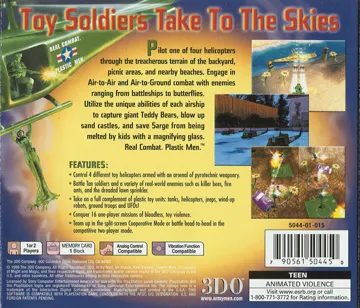 Army Men - Air Attack (EU) box cover back